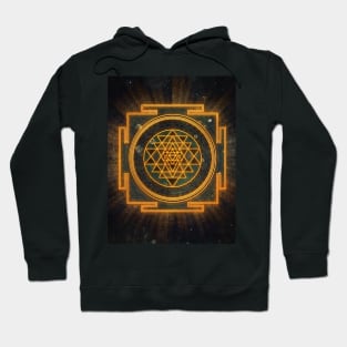 Incandescent sry yantra Hoodie